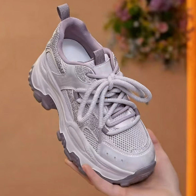 Women's Genuine Platform Dad Super Beautiful Lightweight Women's Casual Shoes