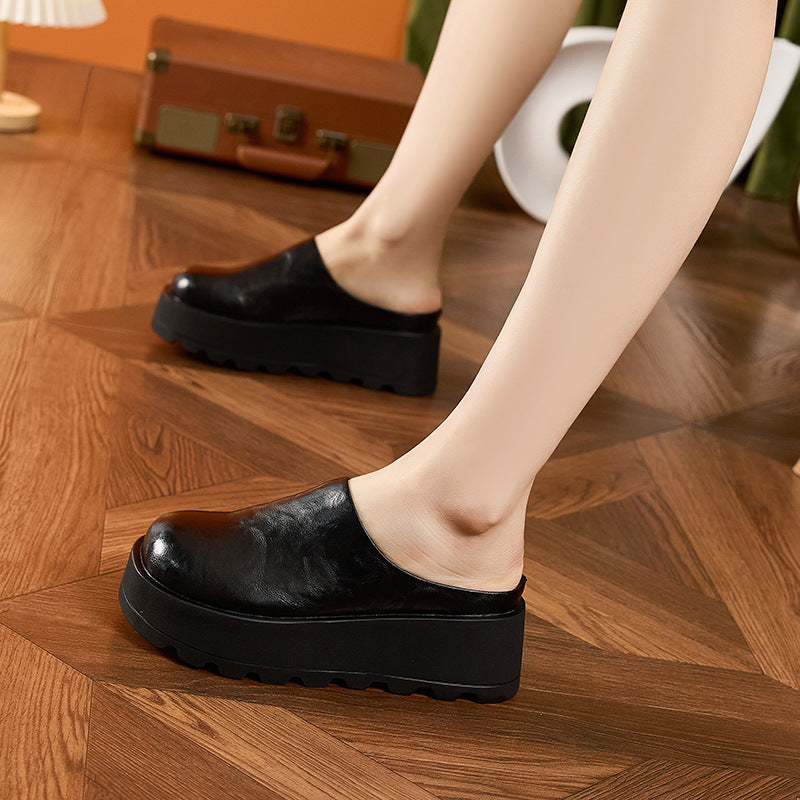 Women's Outer Wear Closed Toe Half Small Sandals