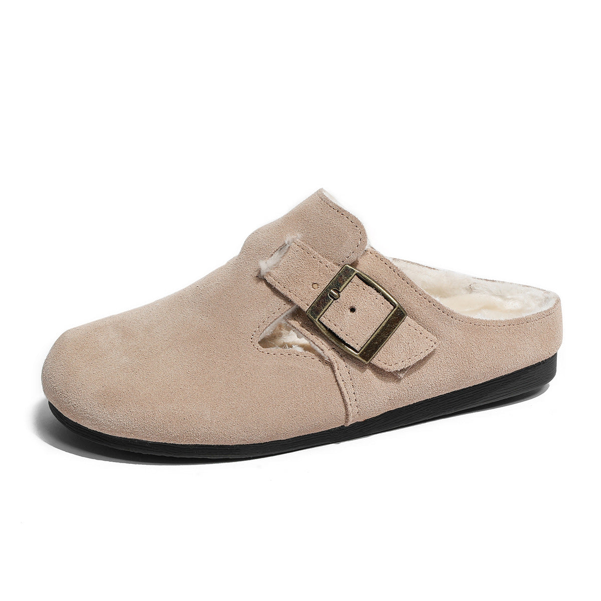 Women's Fleece-lined Thickened Warm Cotton Feeling Genuine Fluffy Women's Shoes
