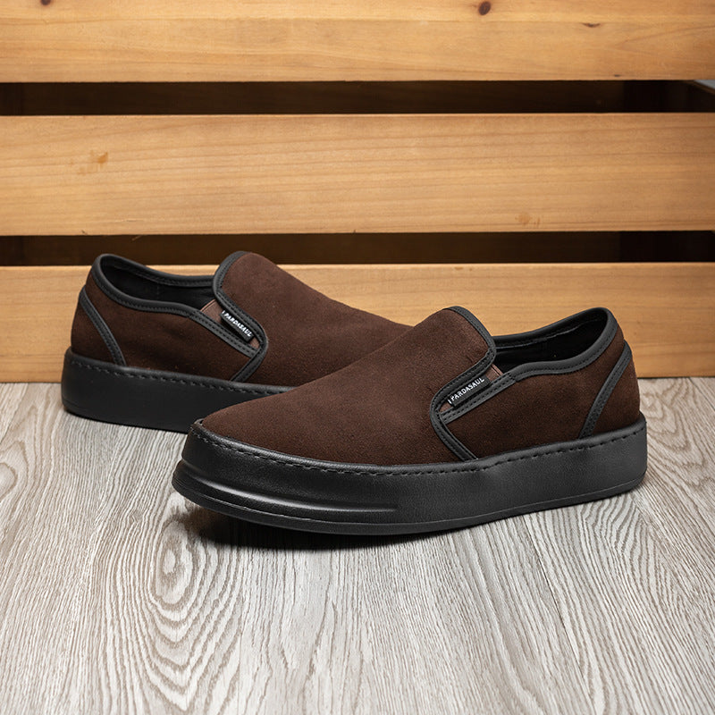 Men's Autumn One Pedal Platform Breathable Lightweight Casual Shoes