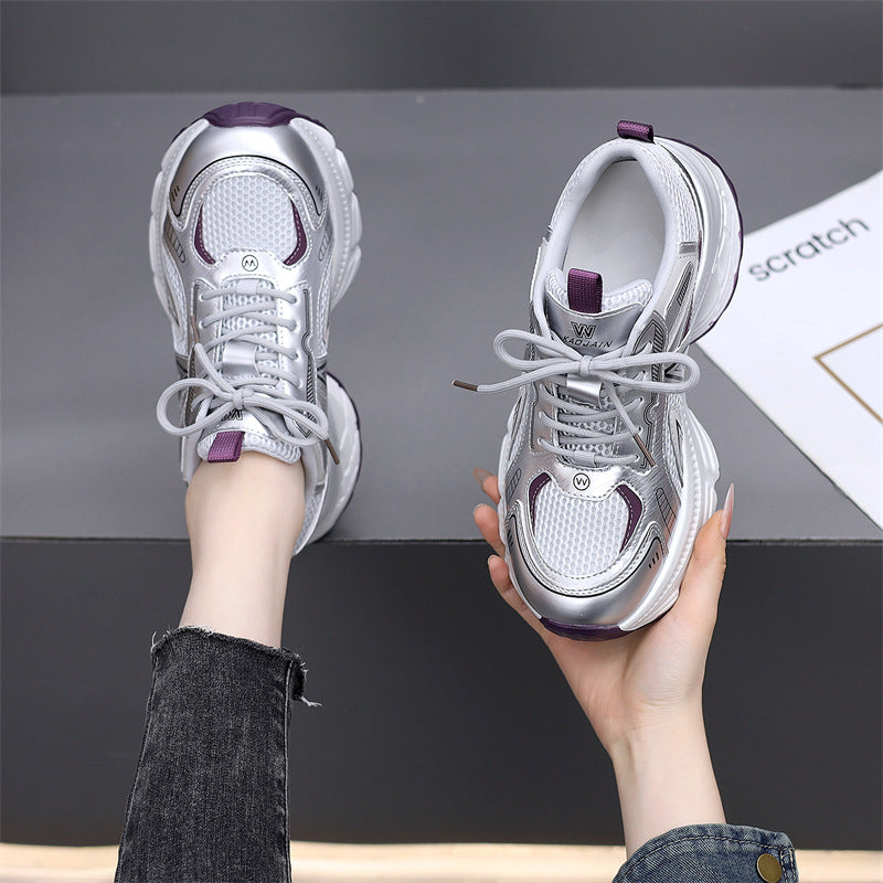 Women's Platform Dad Early Spring Design Soft Bottom Light Versatile Casual Shoes