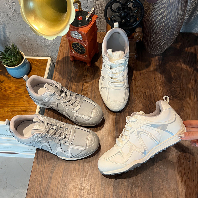 Women's Height Increasing Insole German Training Retro Daddy Women's Casual Shoes