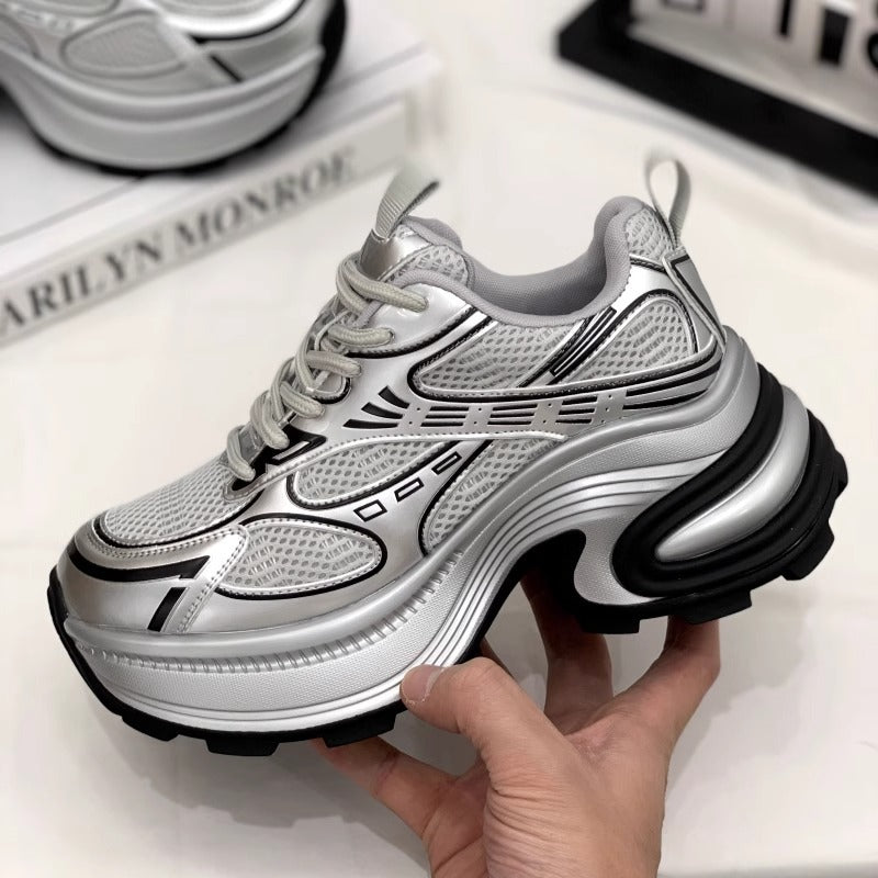 Women's Dad Thin Thick-soled Small Heightened Casual Shoes