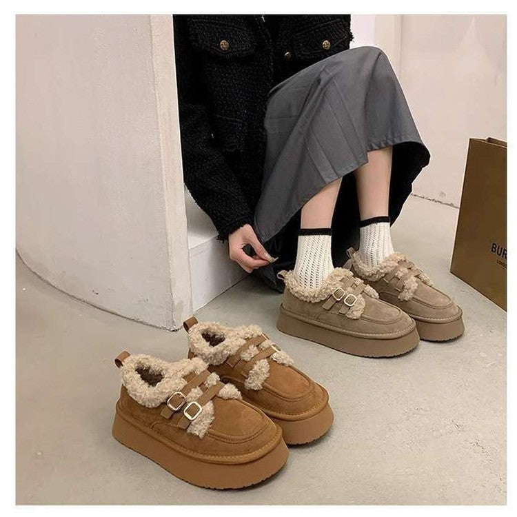 Women's Fleece-lined Winter Thickened Warm Super Popular Women's Shoes