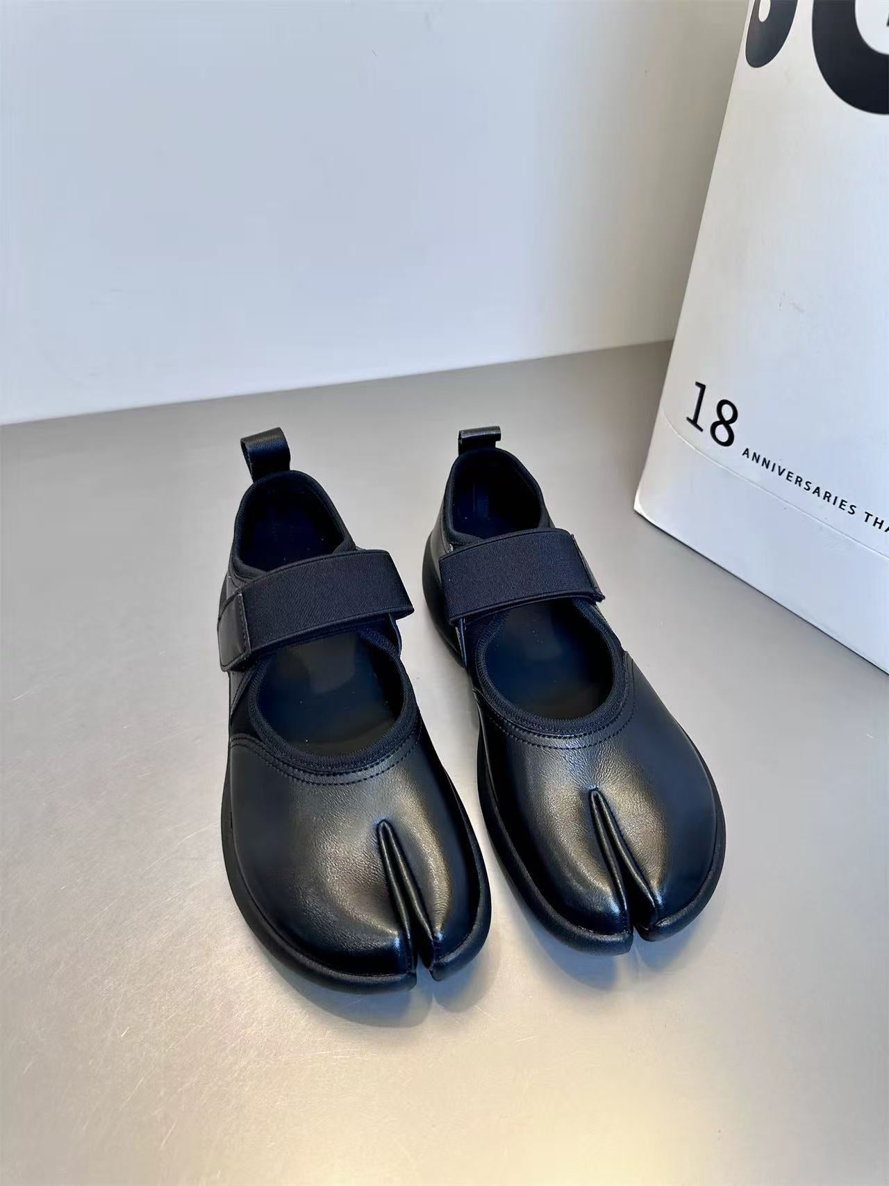 Women's Version Retro Split Toe Mary Jane Spring Platform Height Increasing Women's Casual Shoes