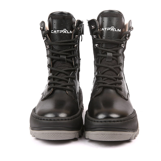 Women's Winter Real Fur Integrated Wool Warm Platform Plus Snow Boots