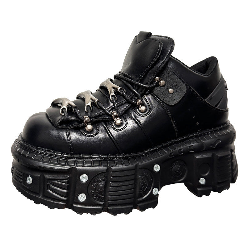 Men's Street American Metal Punk Retro Minority Design Fried Men's Shoes