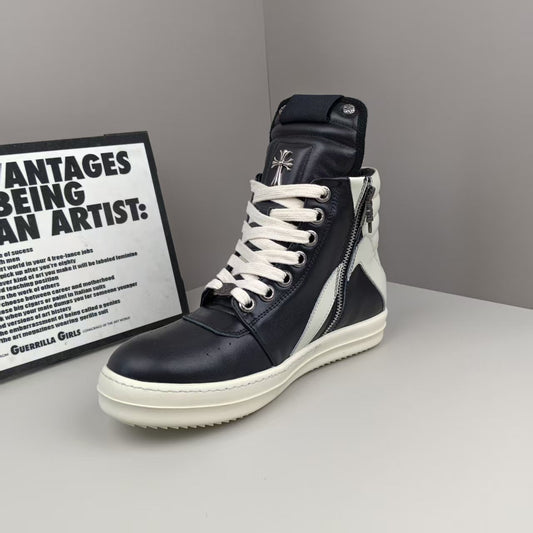 Men's White Panda Inverted Triangle Niche Fashion Men's Board Shoes