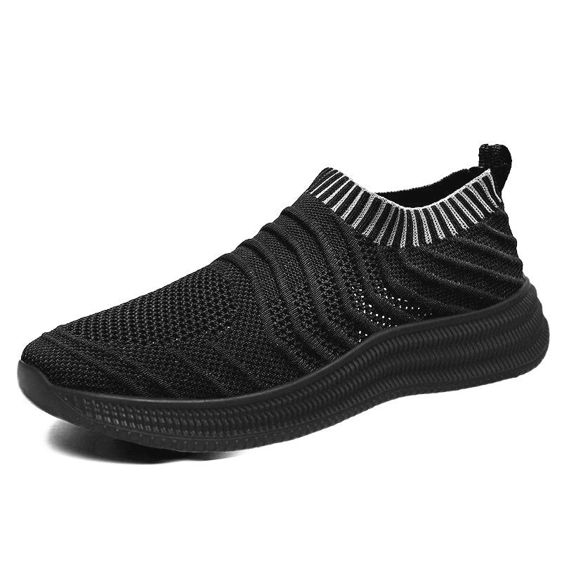 Men's Mesh Breathable Flying Woven Sock Surface Casual Shoes