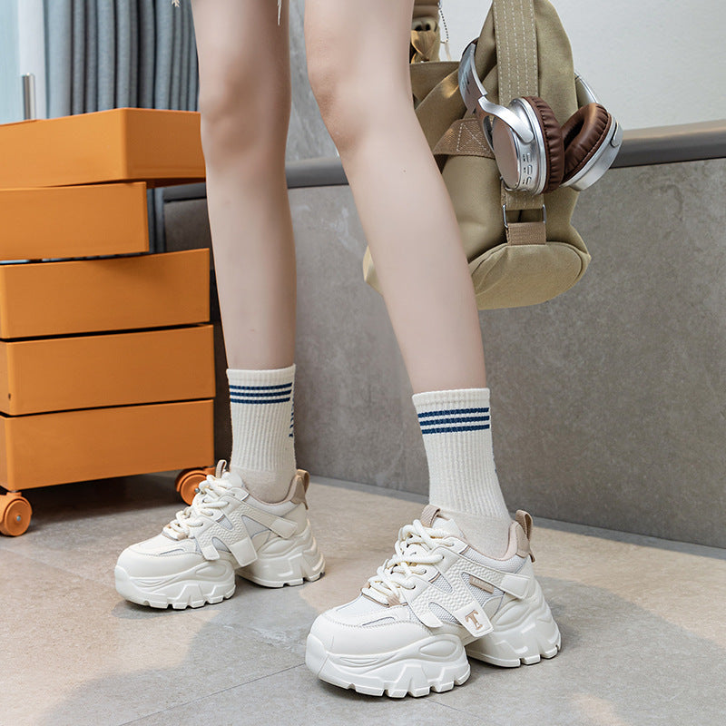 Magnetic Vibration Thick Sole Lightweight Fleece-lined Women's Shoes