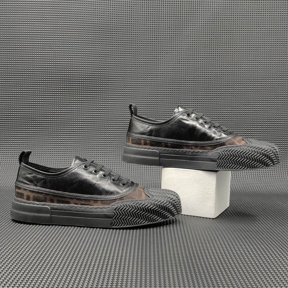 Men's Fashionable Biscuit Shape Soft Bottom Breathable Sneakers