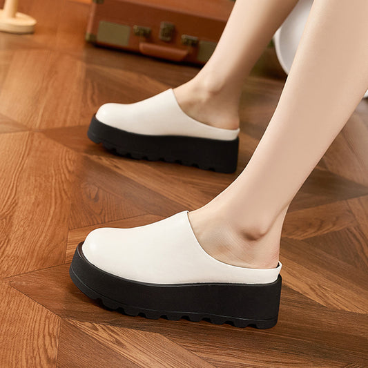 Women's Outer Wear Closed Toe Half Small Sandals