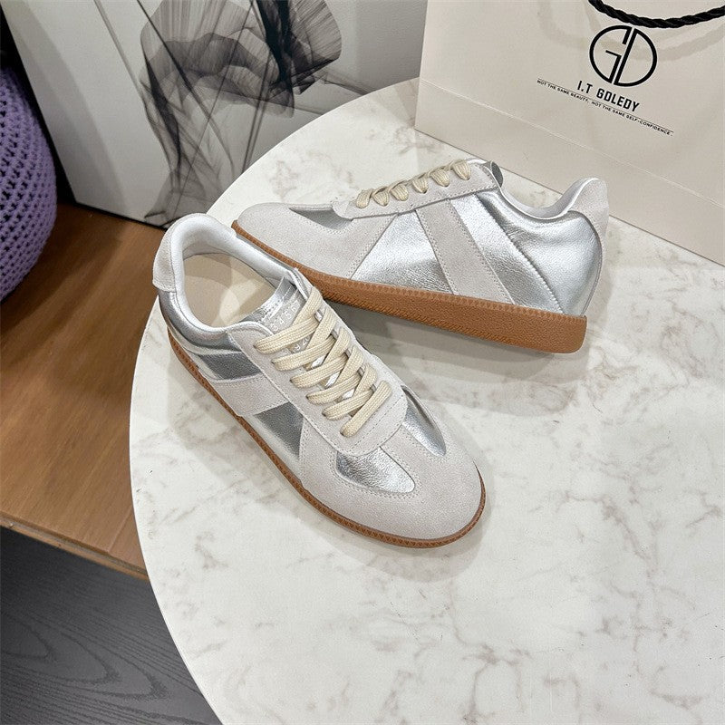 Women's Thick-soled Height Increasing Insole German Training Spring Retro Cortez Sports Women's Shoes