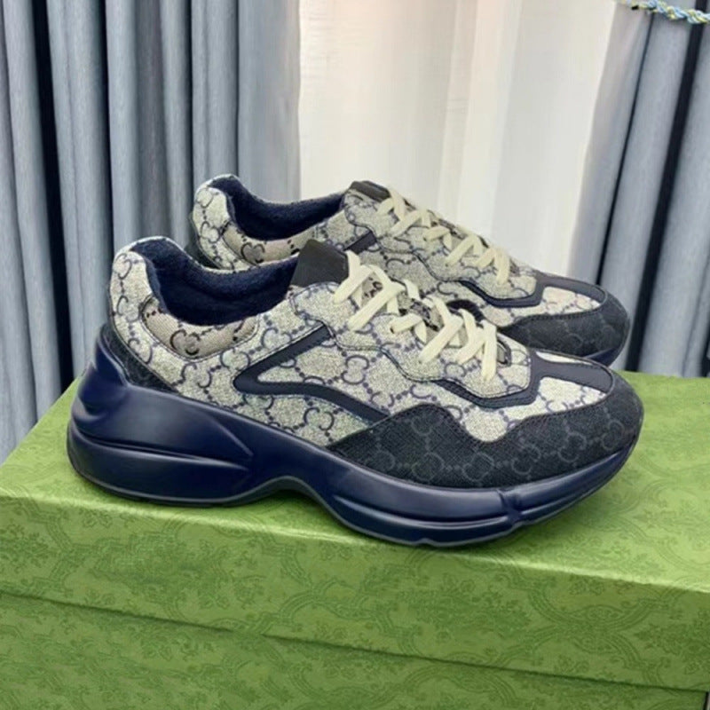 Presbyopic Camouflage Thick Bottom Leisure Pumps Comfortable Women's Sports Shoes
