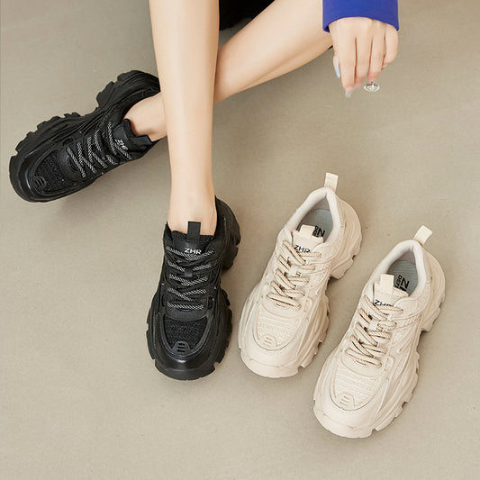 Women's Dad Autumn High-grade Breathable Platform Sports Sneakers