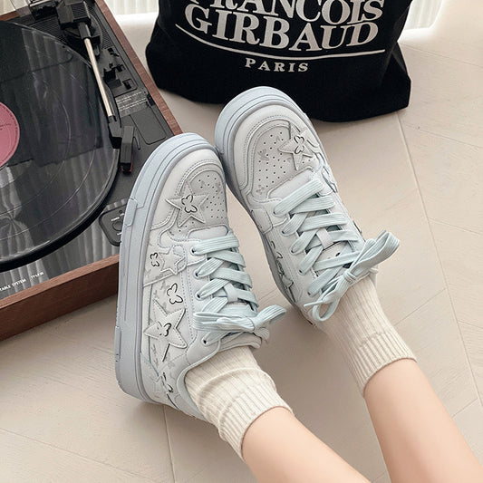 Women's & Men's Star Pattern Lovers National Dynasty Classic Casual Shoes