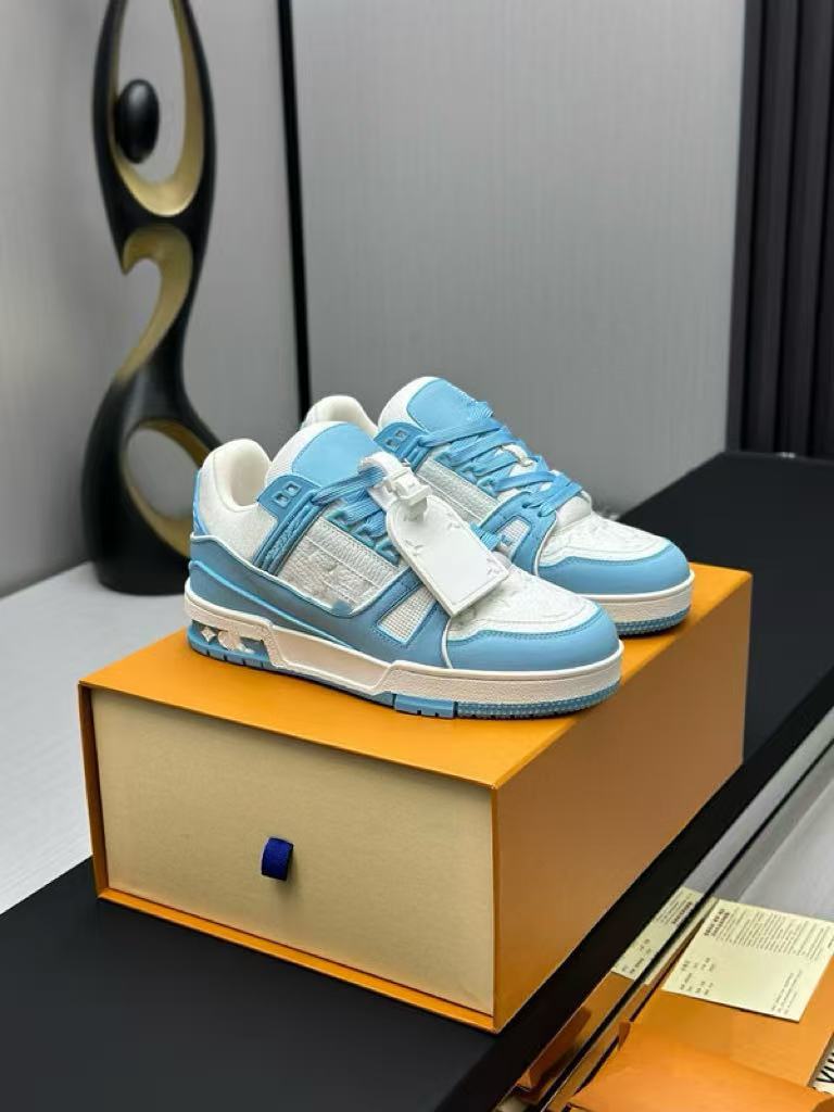 Women's & Men's Printed Light Luxury Rubber Outsole Couple Sneakers