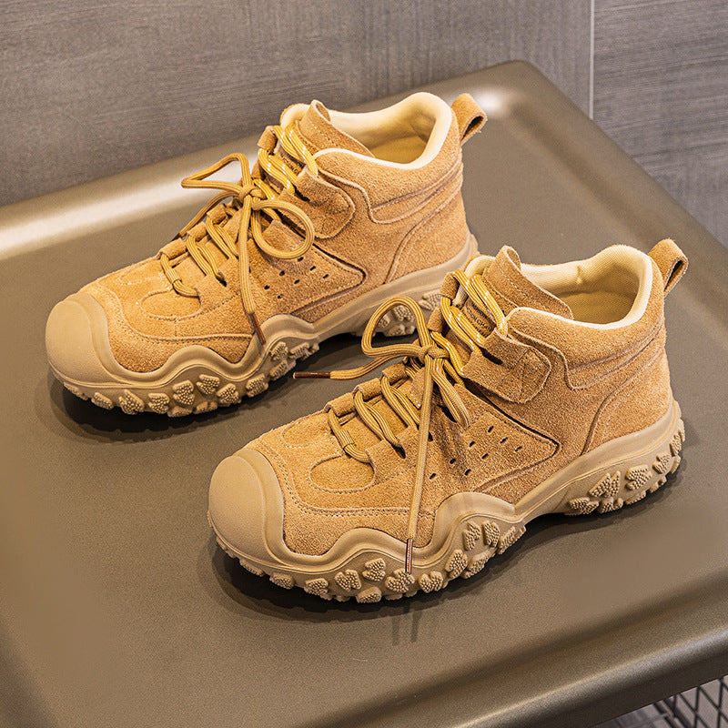 Women's Platform Martin Genuine Summer Short Retro Outdoor Women's Leather Boots