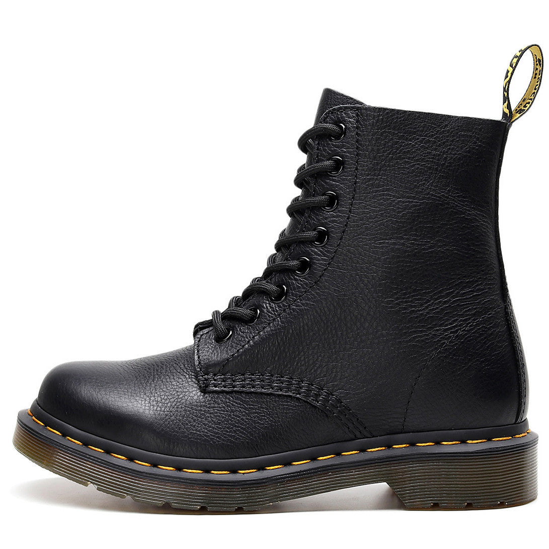 Women's & Men's Martin Motorcycle Slit Beads Couple Ankle Round Head Plus Women's Leather Boots