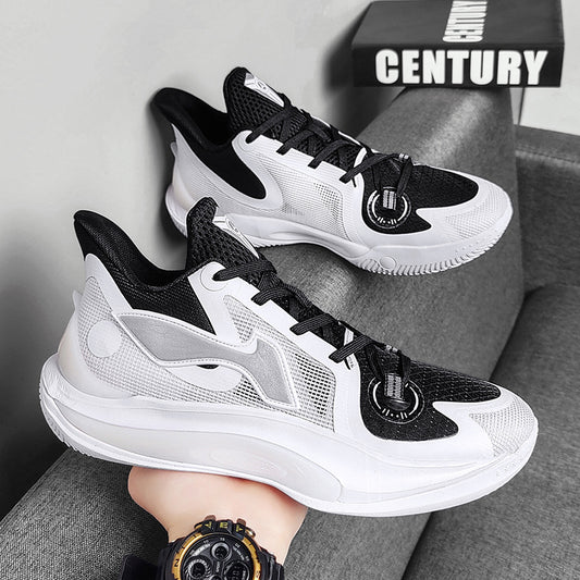 Women's & Men's Basketball Mesh Combat Lightweight Outdoor Sneakers