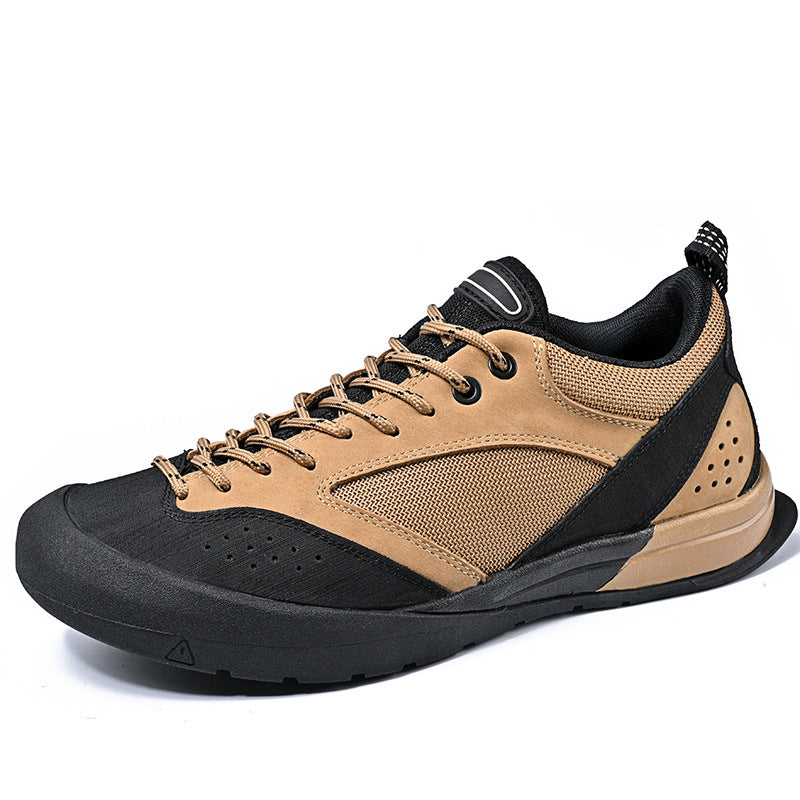 Women's & Men's First Layer Cowhide Soft Bottom Hiking Lovers Outdoor Casual Shoes