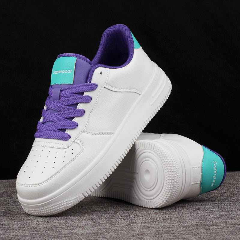 Men's Air Force White Summer Breathable Skateboard Casual Shoes