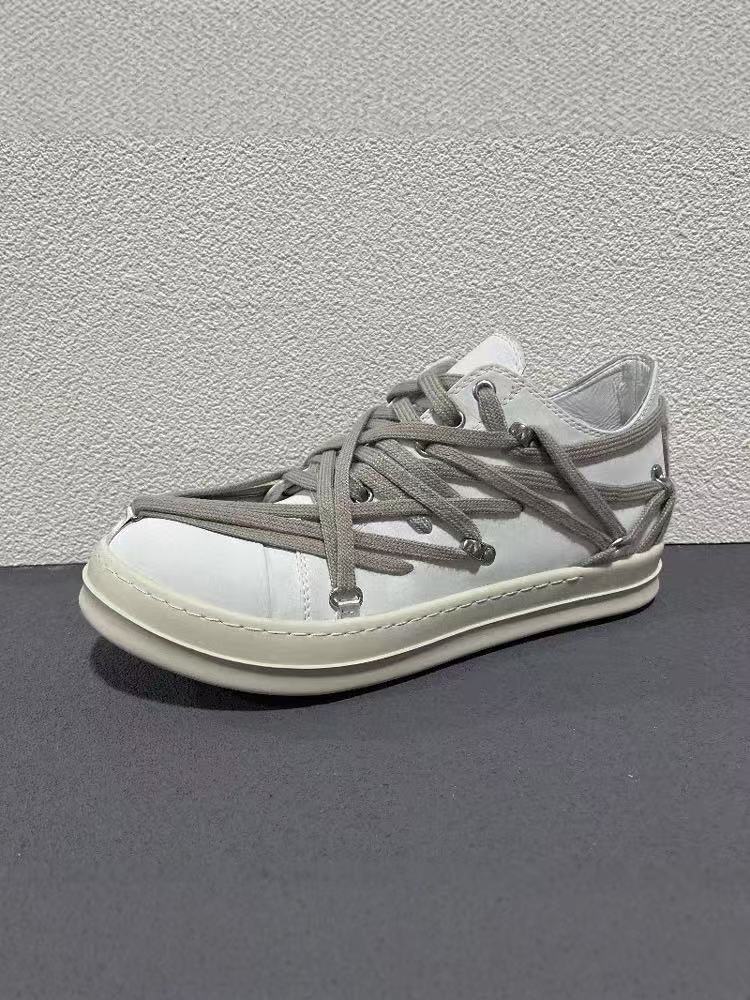 Women's & Men's Retro Genuine Board Crazy White Couple Sneakers