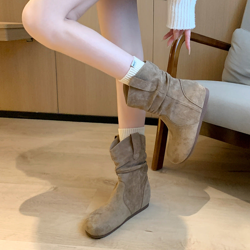 Women's Ankle Widened Fat Feet Thick Leg Big Boots