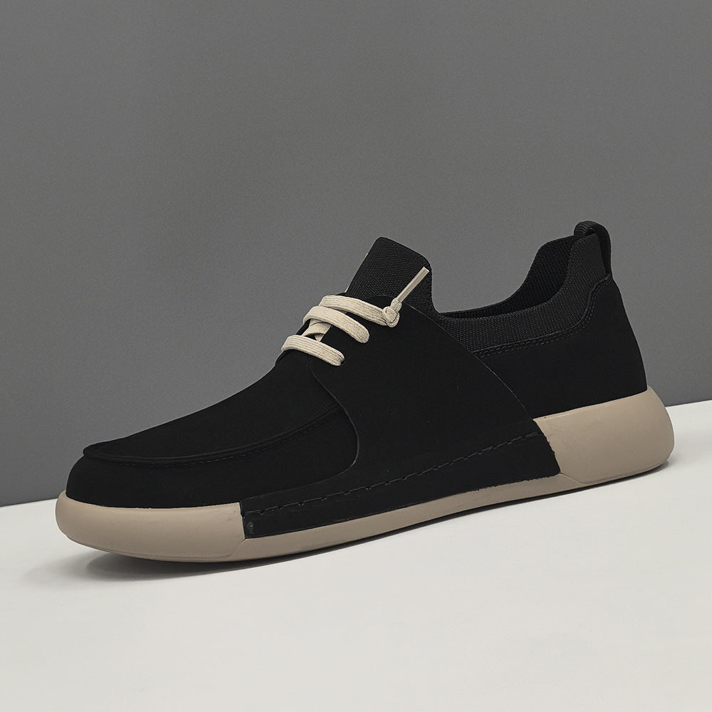 Men's Genuine Head Tilt Board Fashionable Versatile Light Luxury Sneakers