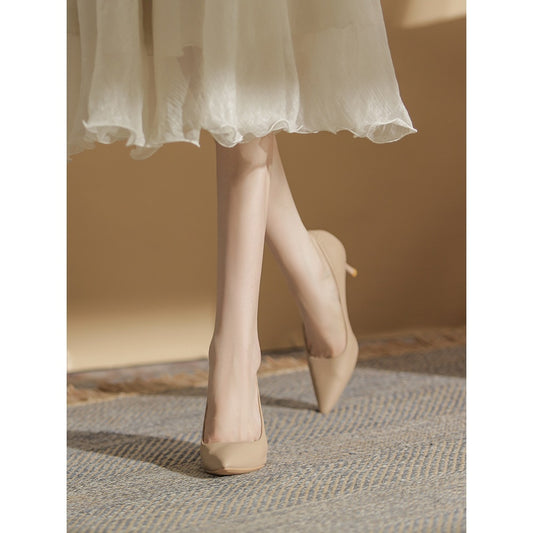 Women's Sexy French Style Not Tired High Stiletto Low-cut Women's Fashion Shoes