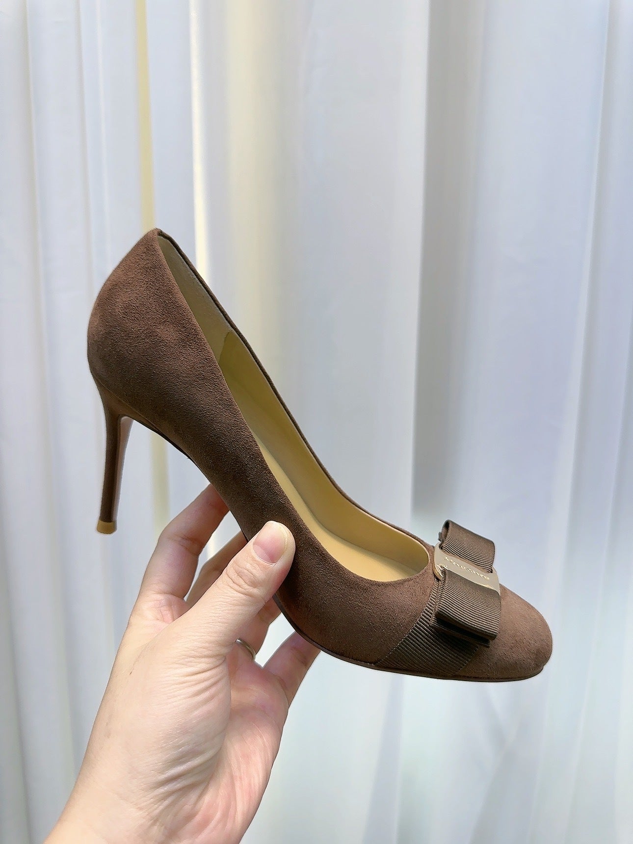 Women's French Gentle Bow Low-cut Stiletto Pumps Ancient Early Style Elegant Heels