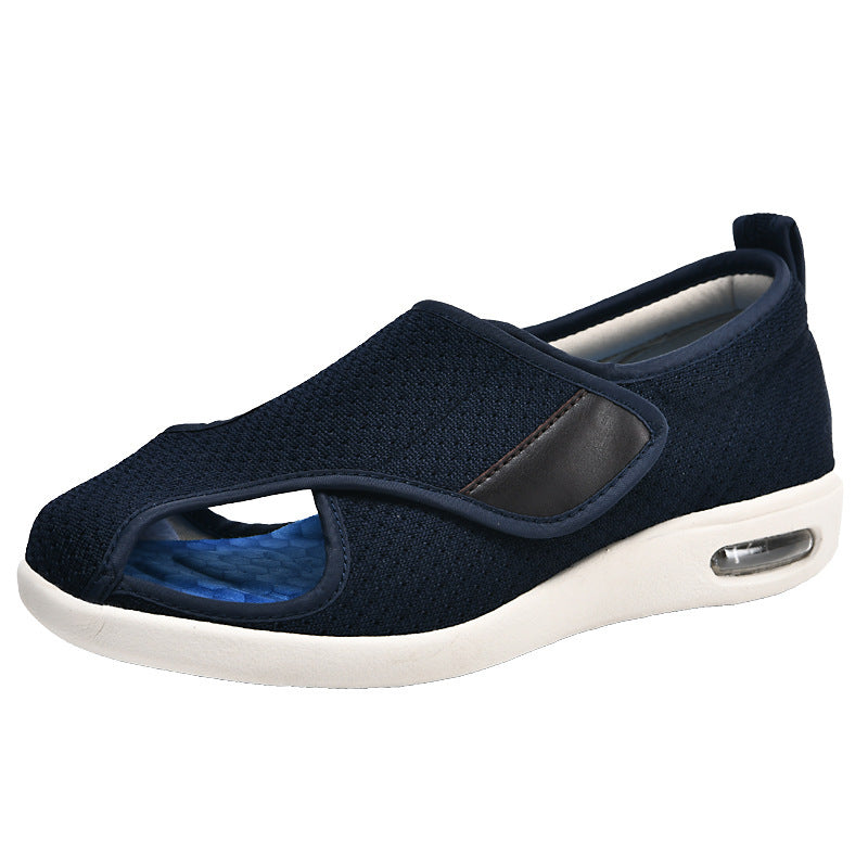 For The Old Mom Velcro Walking Square Middle-aged Mother Shoes