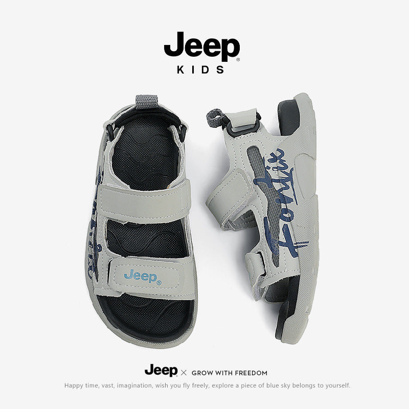 Children's Summer Boys Soft Sole Beach Middle Kid's Sandals