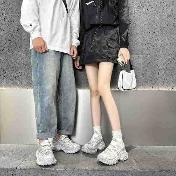 Women's Platform Dad Spring Couple Korean Style Women's Sports Shoes