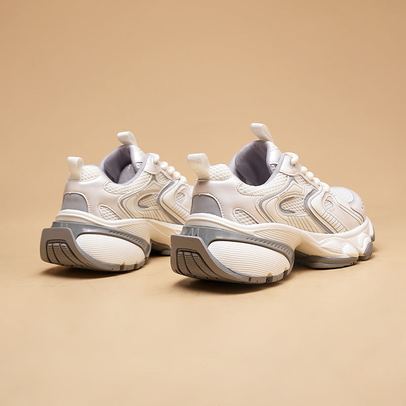 Women's Platform Thick Bottom Sier Show Feet Sneakers