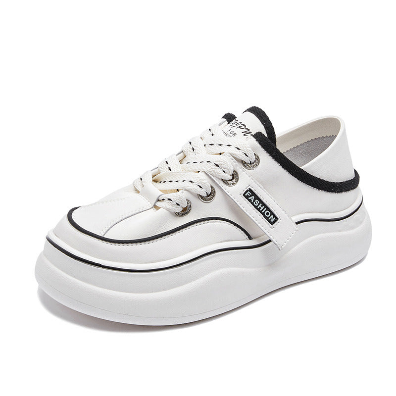 Women's Thick-soled Two-way Step-on Sports Skate Niche Women's Casual Shoes
