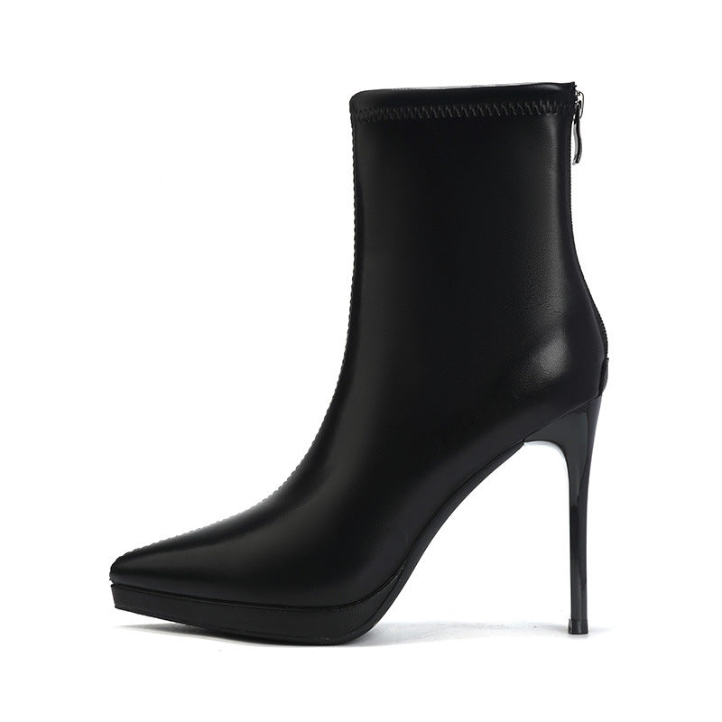 New Creative Popular Comfortable Elegant Winter Women's Leather Boots