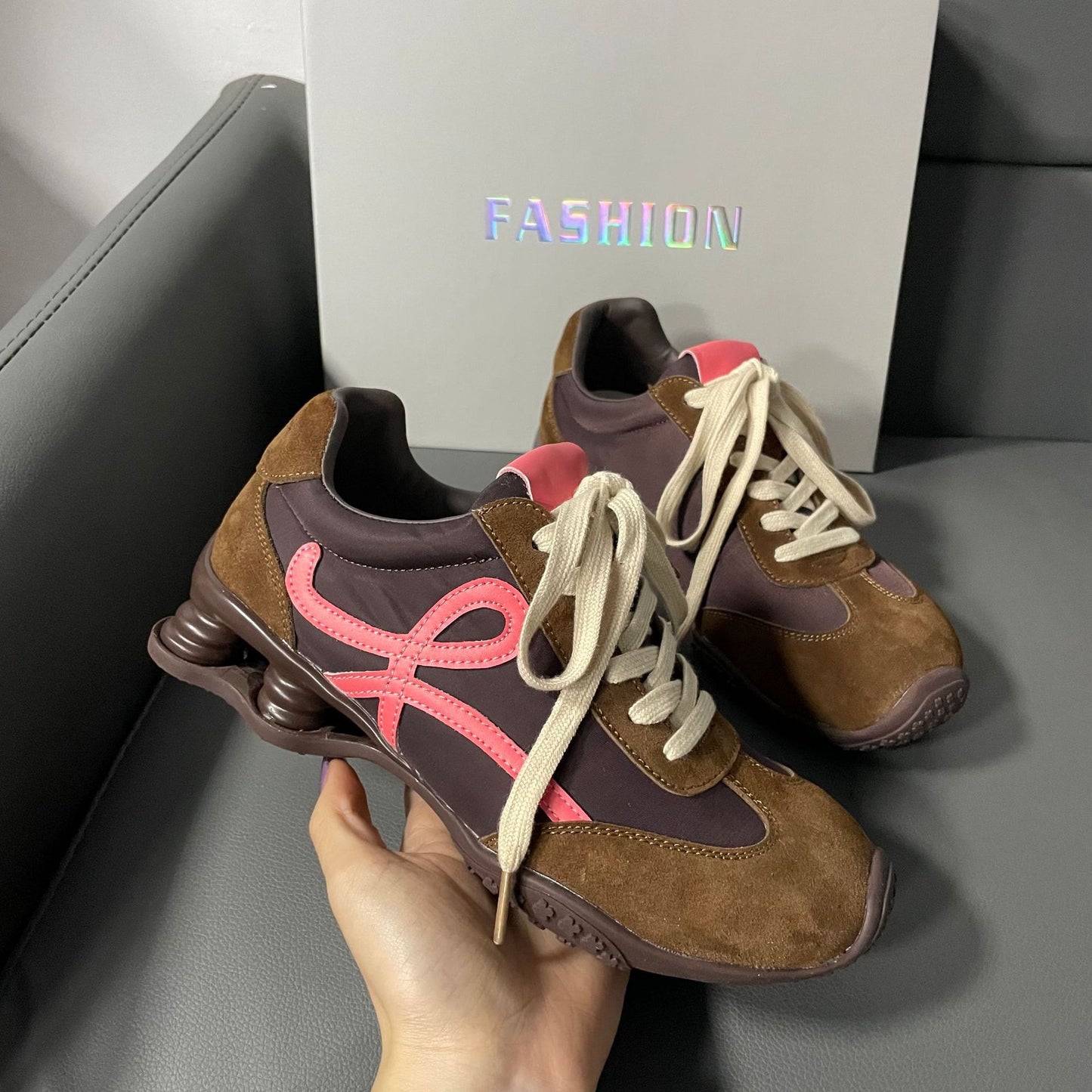 Women's Office Version Weeks Amber Particles Spring Women's Casual Shoes