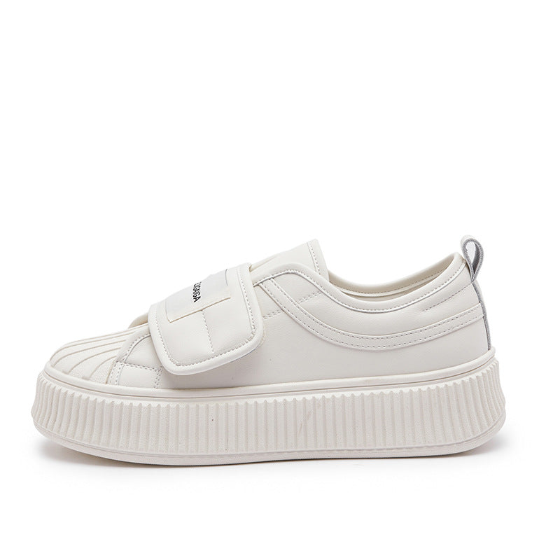 Women's Velcro Bread Thick Bottom Heightened Easy Wear Casual Shoes