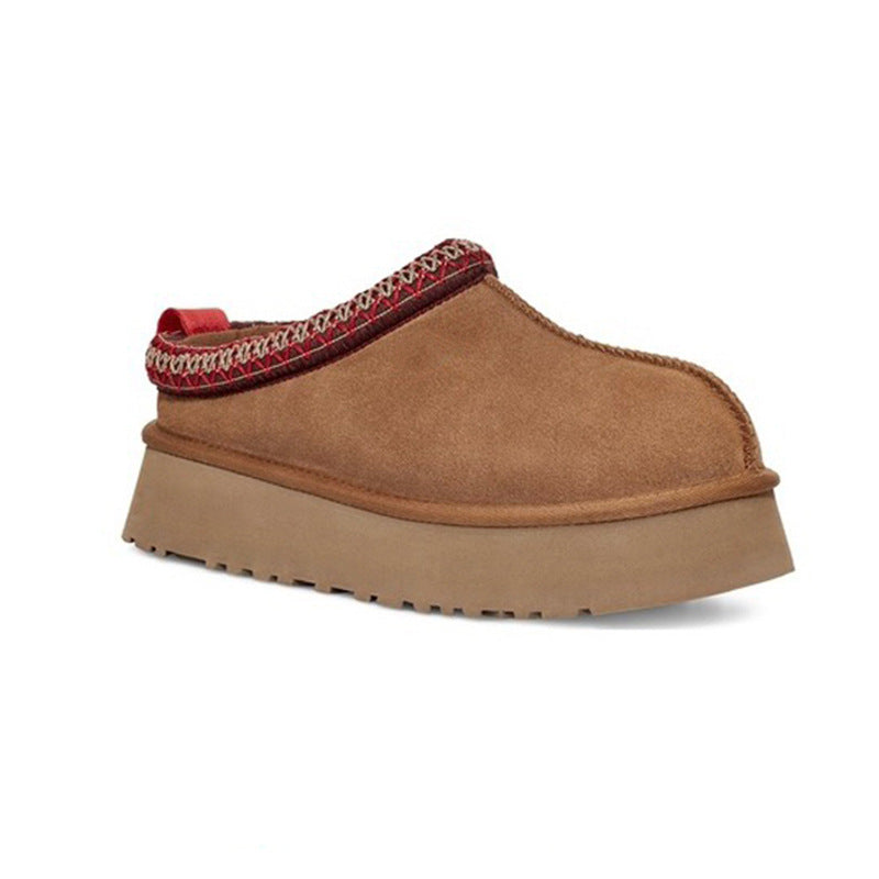 Women's Winter Thick Bottom Ethnic Style Thickened Warm Cotton Women's Snow Boots