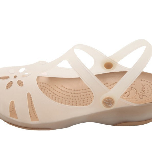 Women's Hole Trendy Beach Korean Style Jelly Women's Shoes