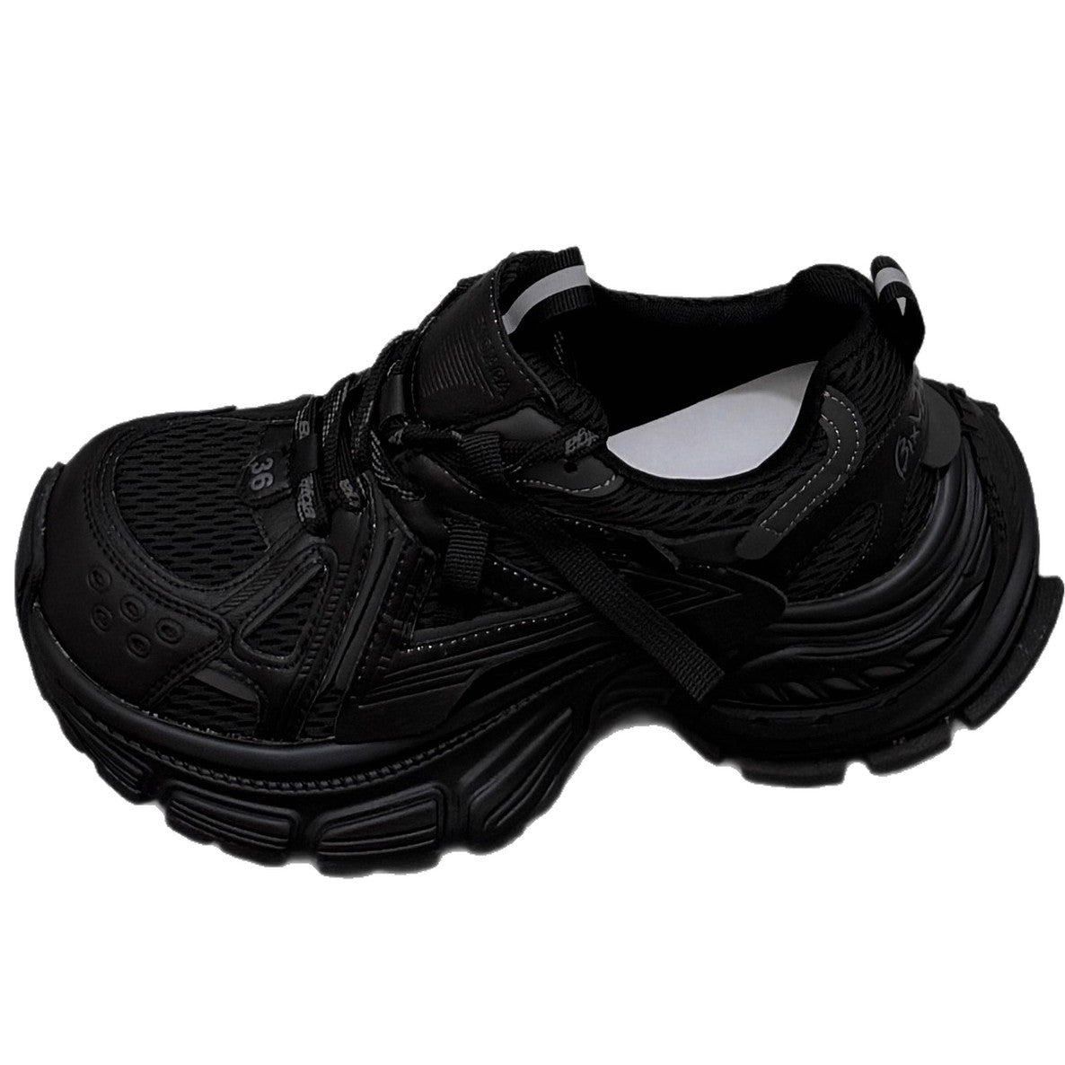 Women's Cowhide Version Authentic Clunky Veet Padded Thick Women's Sports Shoes