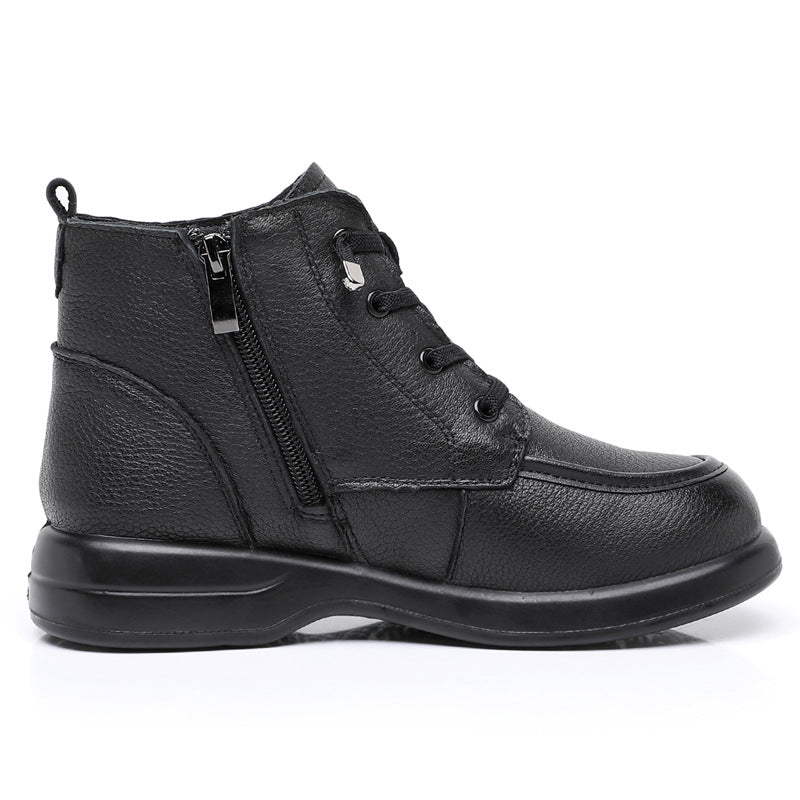 Women's Winter Wool Mother Cotton Flat Plus Women's Shoes