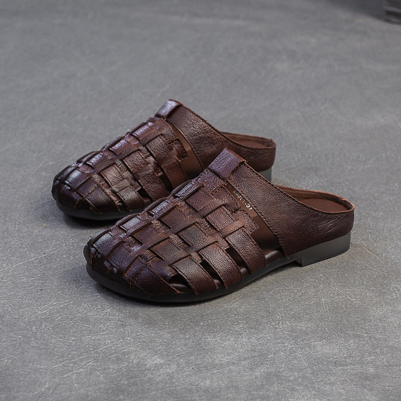 Slouchy Women's Hand-woven Breathable For Outdoors Men's Shoes