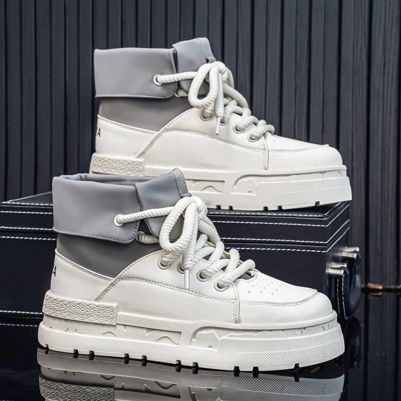 Classic Attractive Men's Platform Invisible Size Men's Canvas Shoes