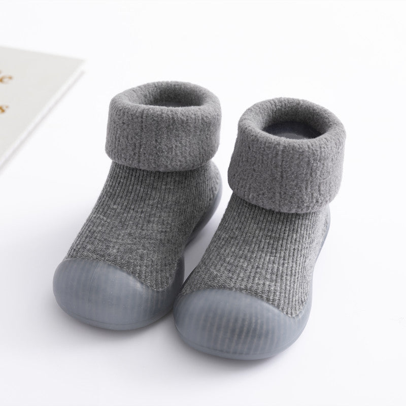 Toddler Sock Soft Bottom Fleece-lined Warm Sneakers