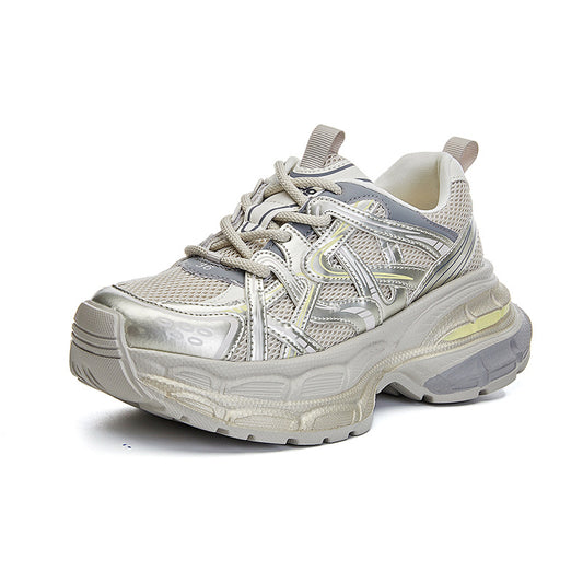 Women's Foam Bottom Retro Daddy Spring Sports Fashionable Platform Women's Fashion Shoes
