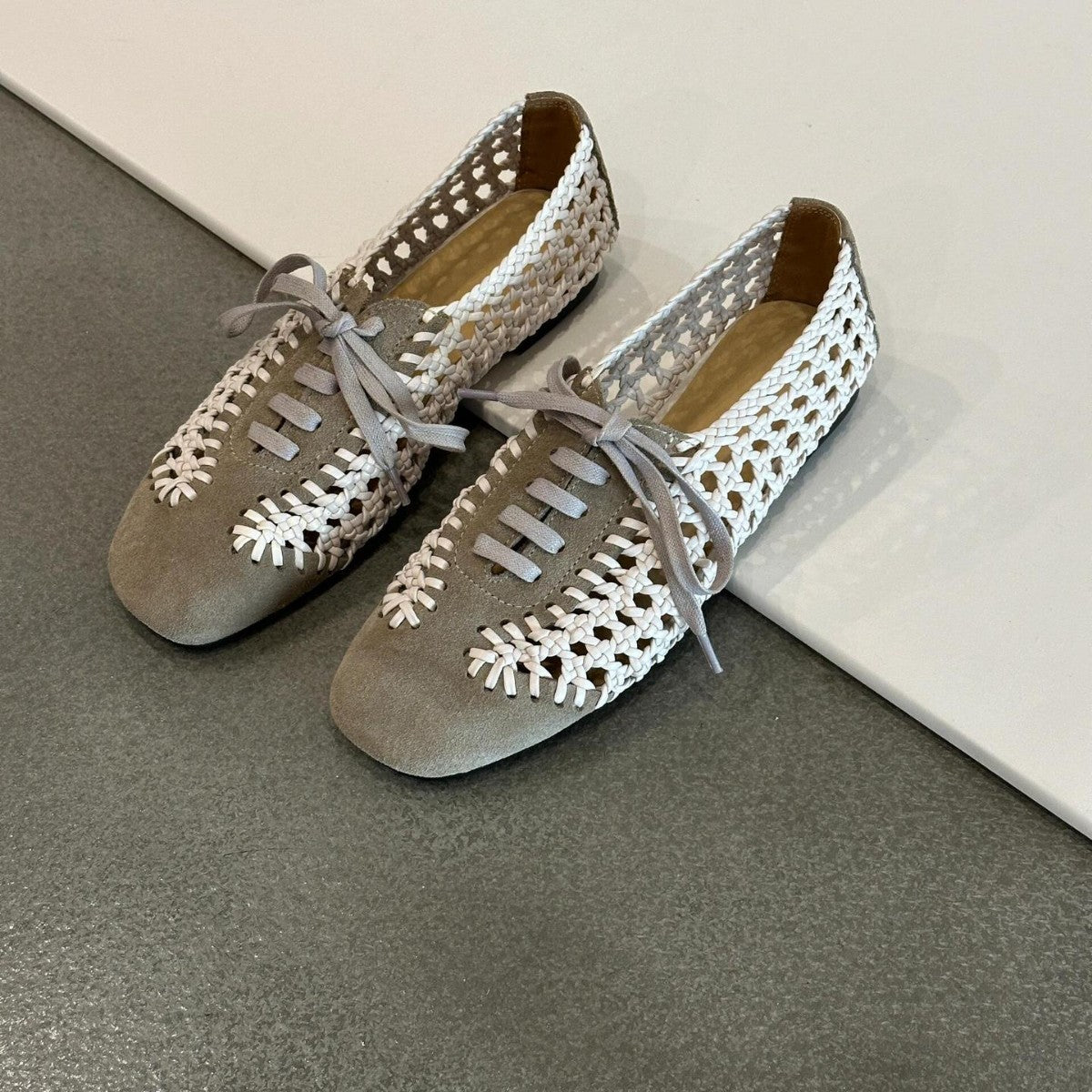 Women's Niche Design Fashion Woven Summer Flat Women's Casual Shoes