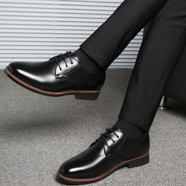 Men's Extra Large Size Interview Formal Wear Men's Business Leather Shoes