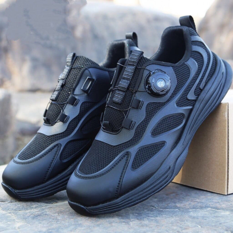 Men's Super Light Outdoor Automatic Buckle Quick Men's Sports Shoes